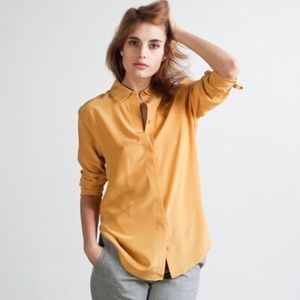 Everlane LIMITED EDITION Mustard Silk Top 🌟